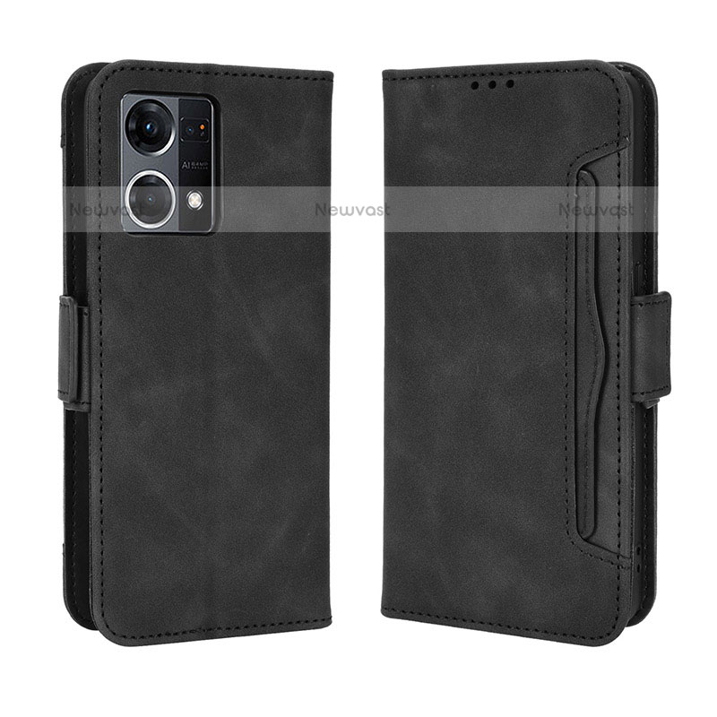 Leather Case Stands Flip Cover Holder BY3 for Oppo F21s Pro 4G