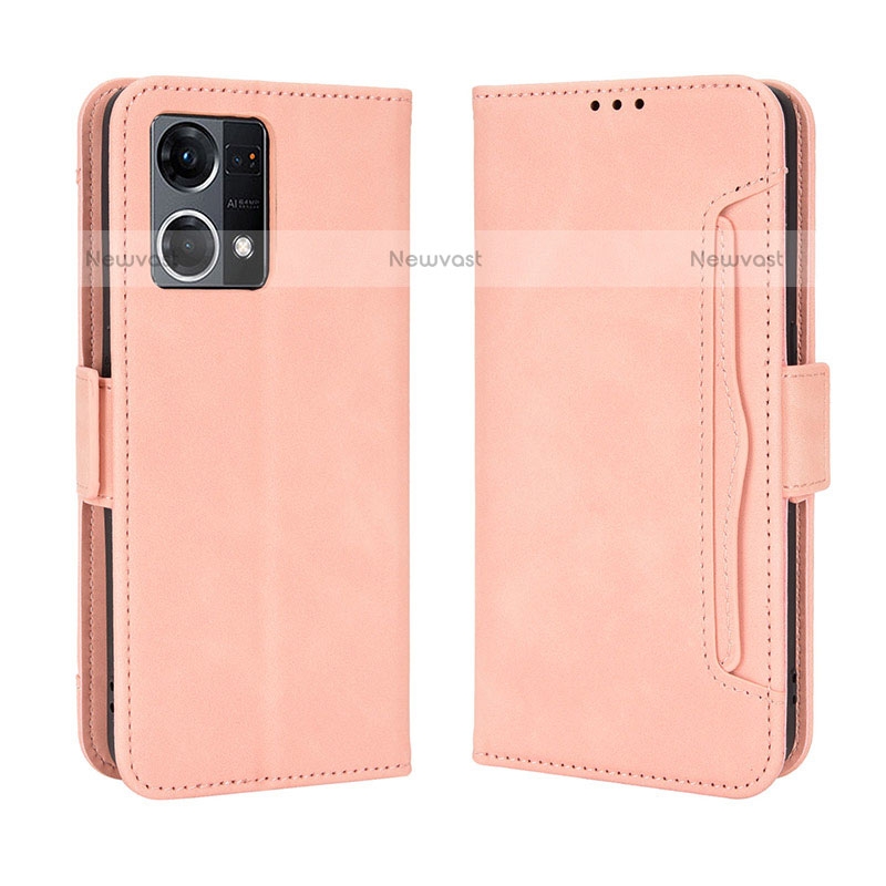 Leather Case Stands Flip Cover Holder BY3 for Oppo F21s Pro 4G