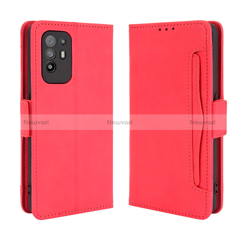 Leather Case Stands Flip Cover Holder BY3 for Oppo Reno5 Z 5G