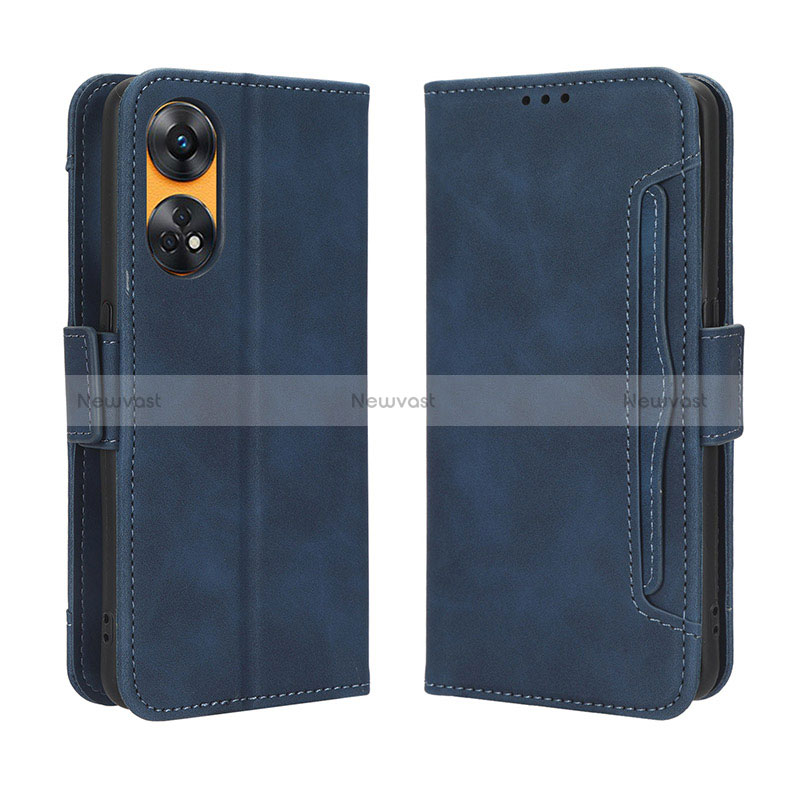 Leather Case Stands Flip Cover Holder BY3 for Oppo Reno8 T 4G