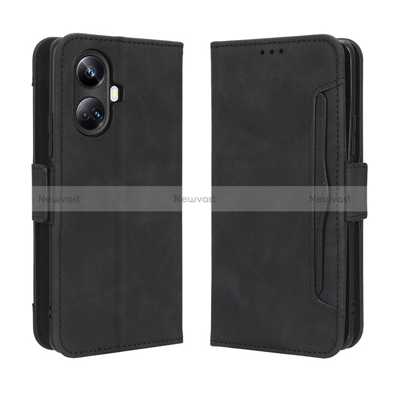 Leather Case Stands Flip Cover Holder BY3 for Realme 10 Pro+ Plus 5G