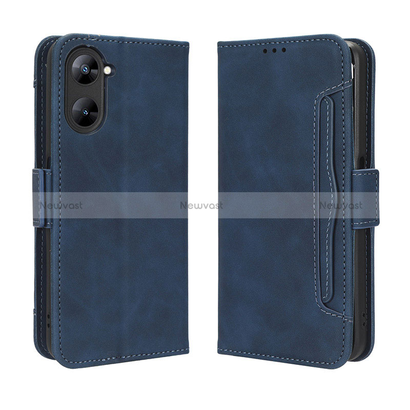 Leather Case Stands Flip Cover Holder BY3 for Realme 10S 5G