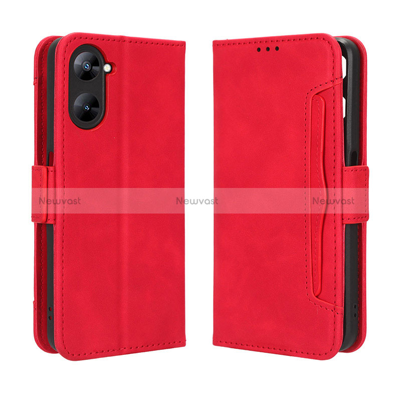 Leather Case Stands Flip Cover Holder BY3 for Realme 10S 5G