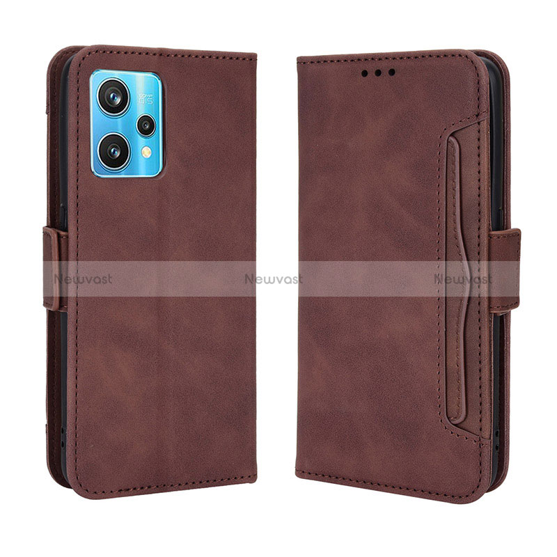 Leather Case Stands Flip Cover Holder BY3 for Realme 9 4G