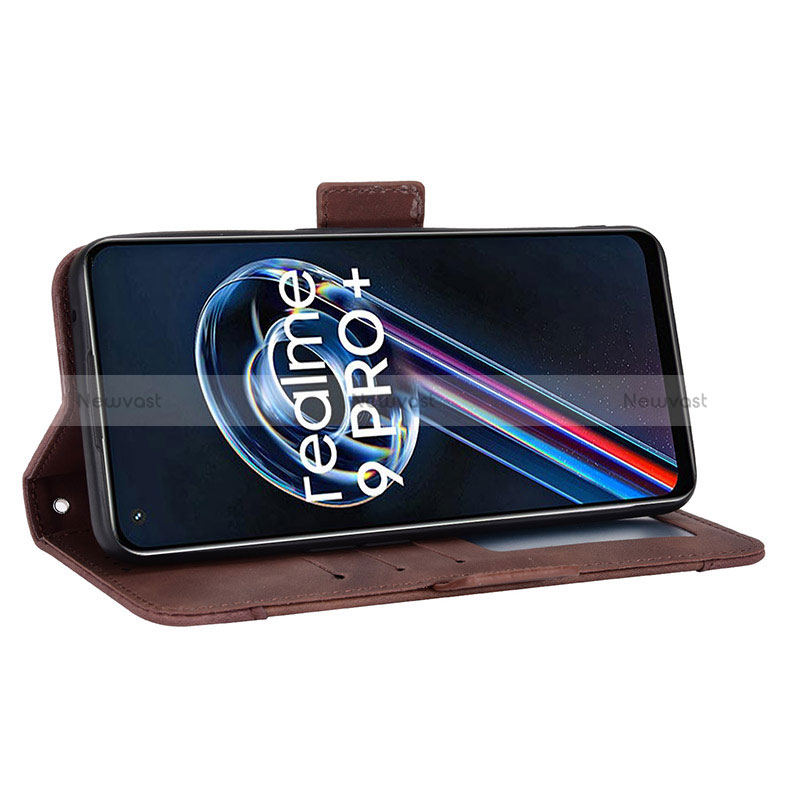 Leather Case Stands Flip Cover Holder BY3 for Realme 9 4G