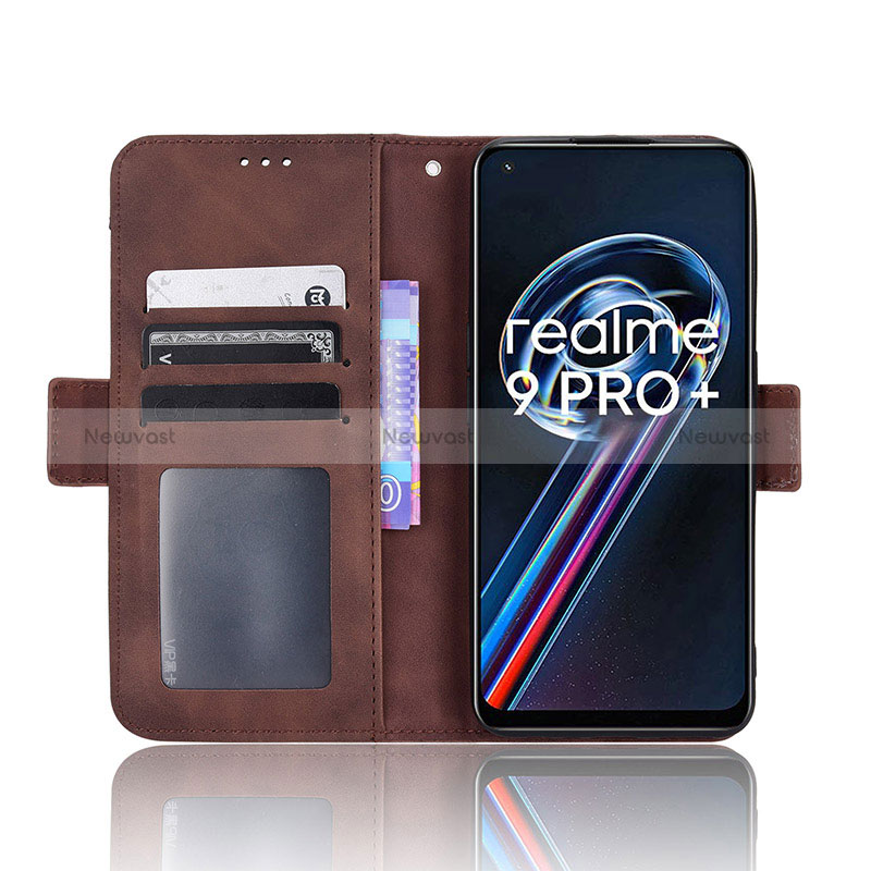 Leather Case Stands Flip Cover Holder BY3 for Realme 9 Pro+ Plus 5G