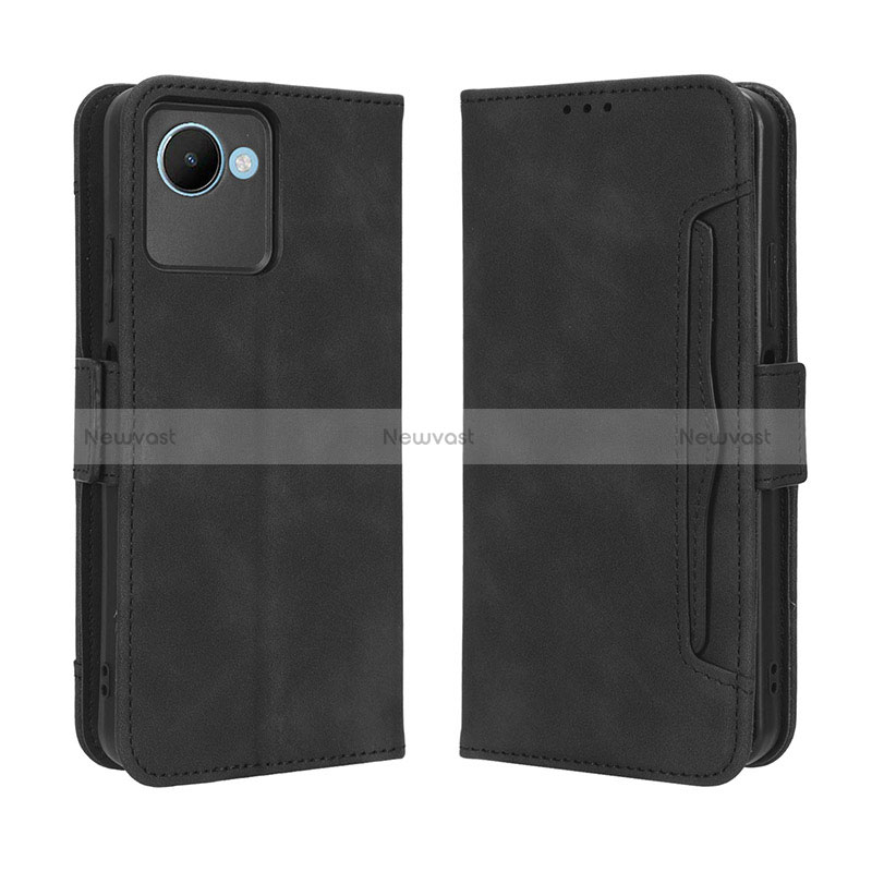 Leather Case Stands Flip Cover Holder BY3 for Realme C30