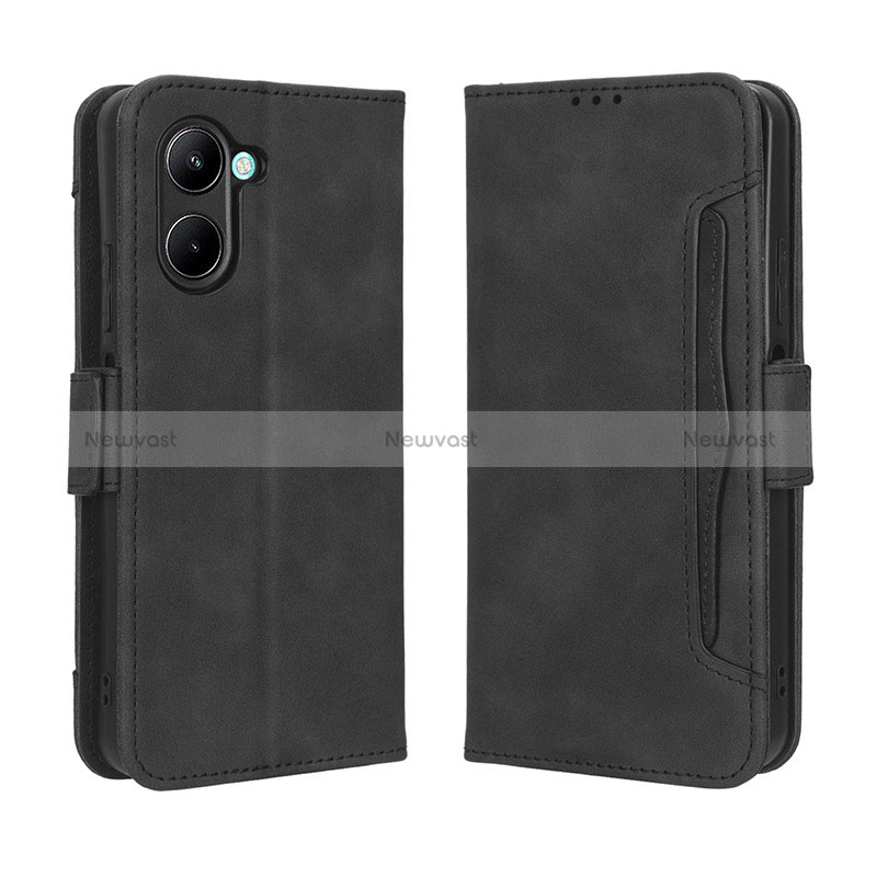 Leather Case Stands Flip Cover Holder BY3 for Realme C33