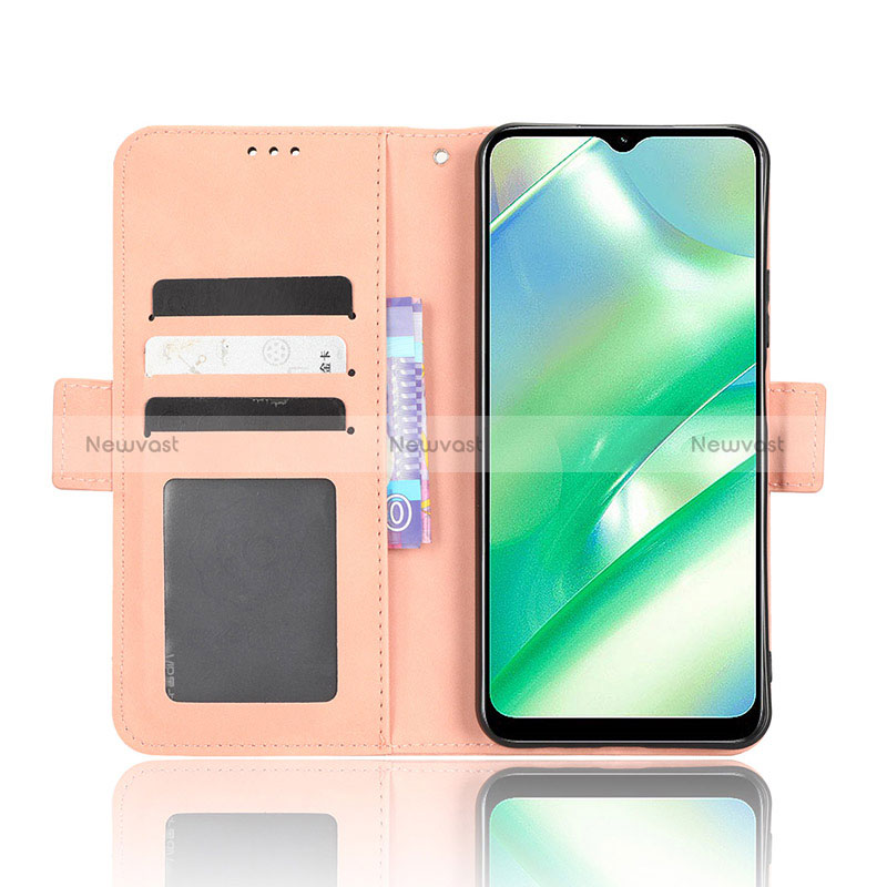 Leather Case Stands Flip Cover Holder BY3 for Realme C33 (2023)