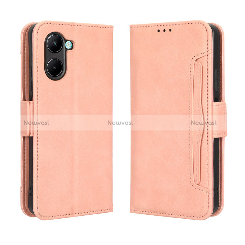 Leather Case Stands Flip Cover Holder BY3 for Realme C33