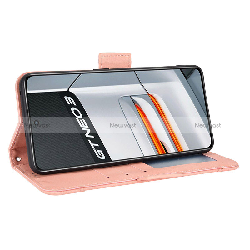 Leather Case Stands Flip Cover Holder BY3 for Realme GT Neo3 5G