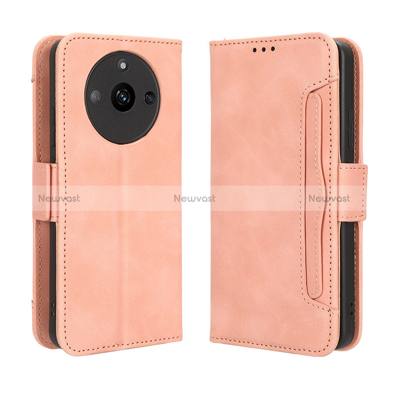 Leather Case Stands Flip Cover Holder BY3 for Realme Narzo 60 5G