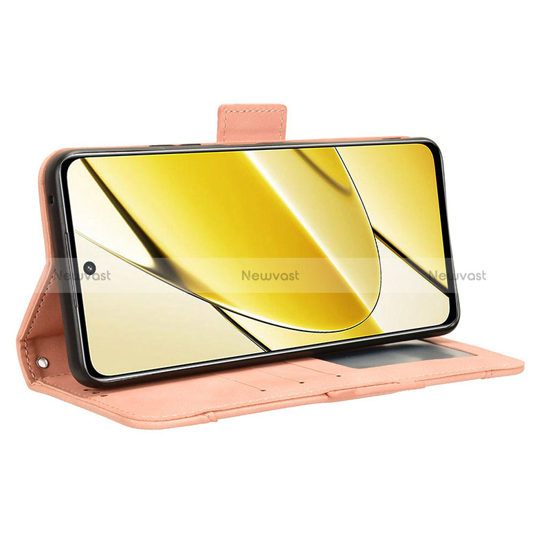 Leather Case Stands Flip Cover Holder BY3 for Realme V50s 5G