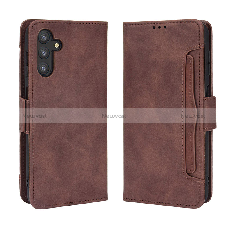 Leather Case Stands Flip Cover Holder BY3 for Samsung Galaxy A04s