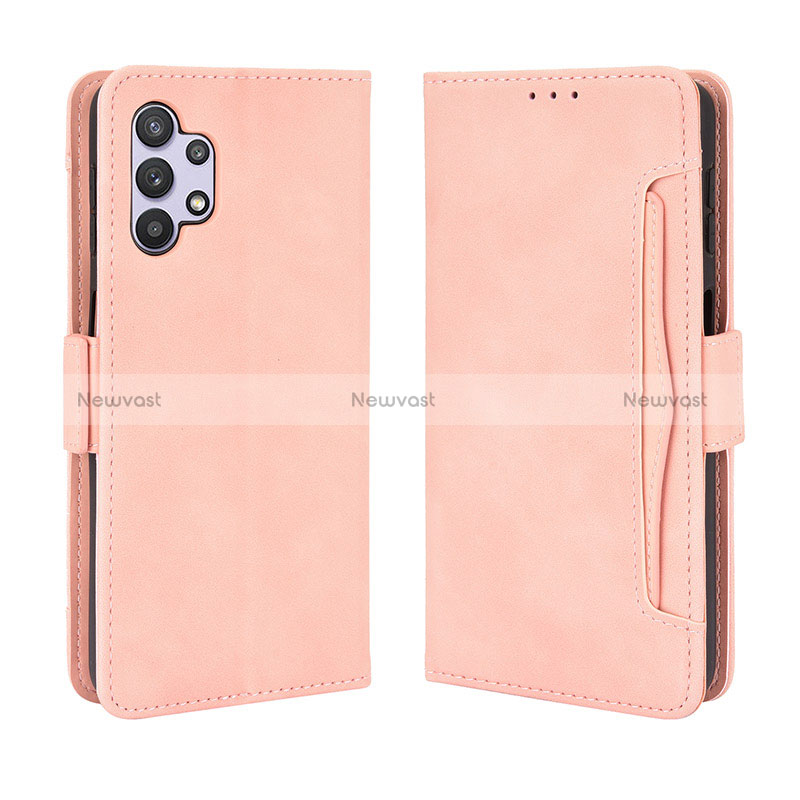 Leather Case Stands Flip Cover Holder BY3 for Samsung Galaxy A13 4G