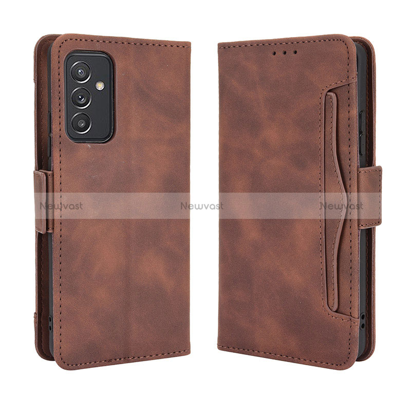 Leather Case Stands Flip Cover Holder BY3 for Samsung Galaxy A15 5G