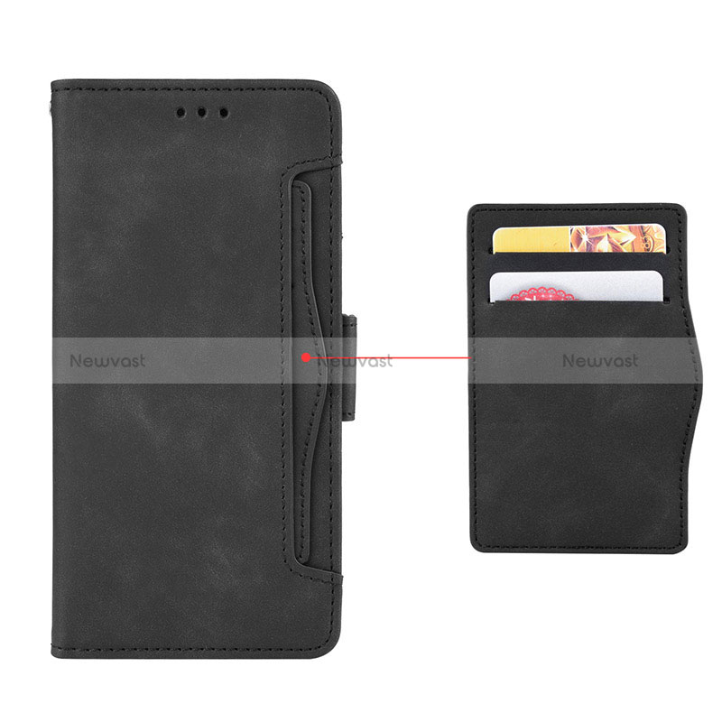 Leather Case Stands Flip Cover Holder BY3 for Samsung Galaxy A22 4G