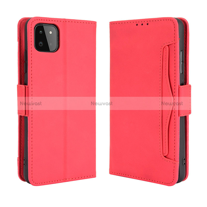Leather Case Stands Flip Cover Holder BY3 for Samsung Galaxy A22s 5G