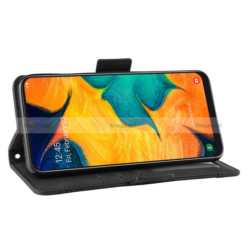 Leather Case Stands Flip Cover Holder BY3 for Samsung Galaxy A30