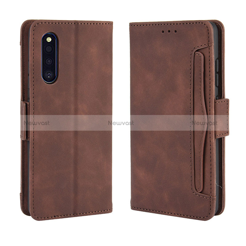 Leather Case Stands Flip Cover Holder BY3 for Samsung Galaxy A41 SC-41A