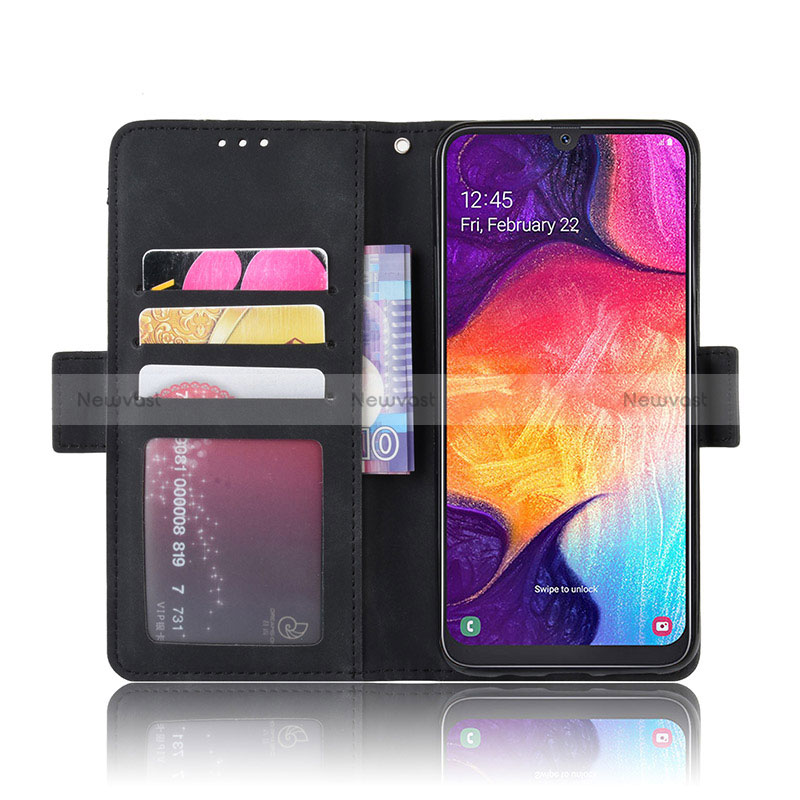 Leather Case Stands Flip Cover Holder BY3 for Samsung Galaxy A50S