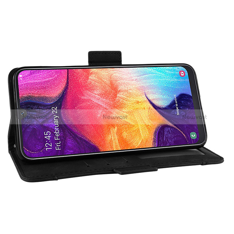 Leather Case Stands Flip Cover Holder BY3 for Samsung Galaxy A50S