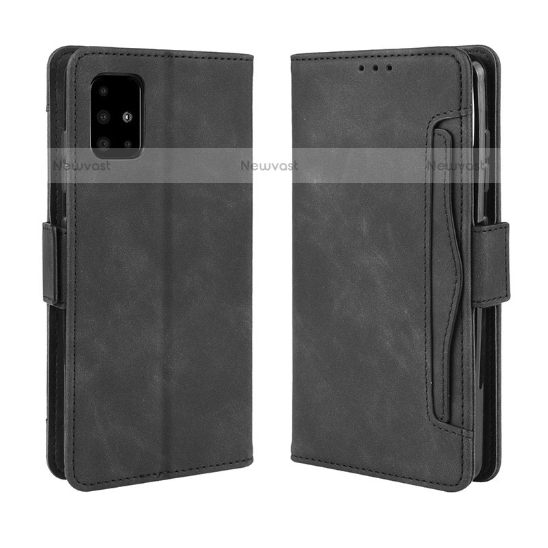 Leather Case Stands Flip Cover Holder BY3 for Samsung Galaxy A71 4G A715