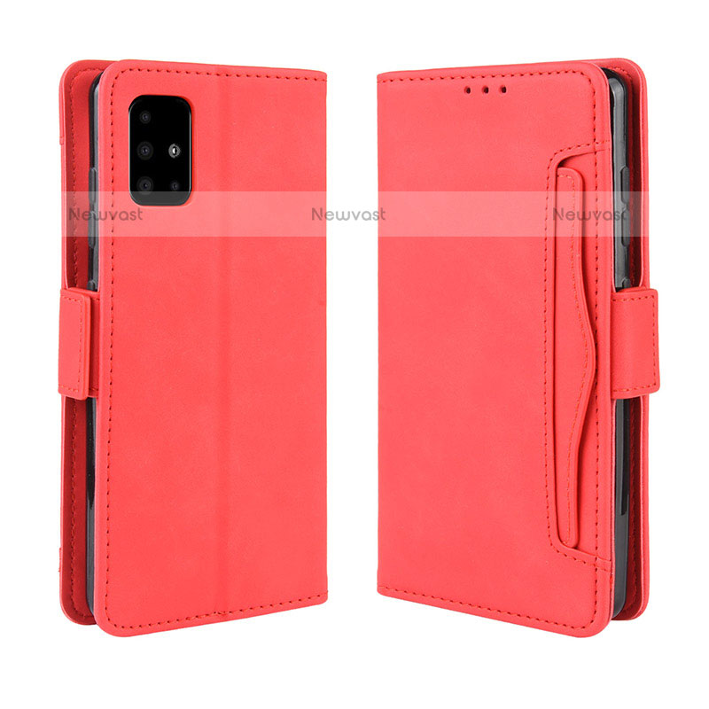 Leather Case Stands Flip Cover Holder BY3 for Samsung Galaxy A71 4G A715