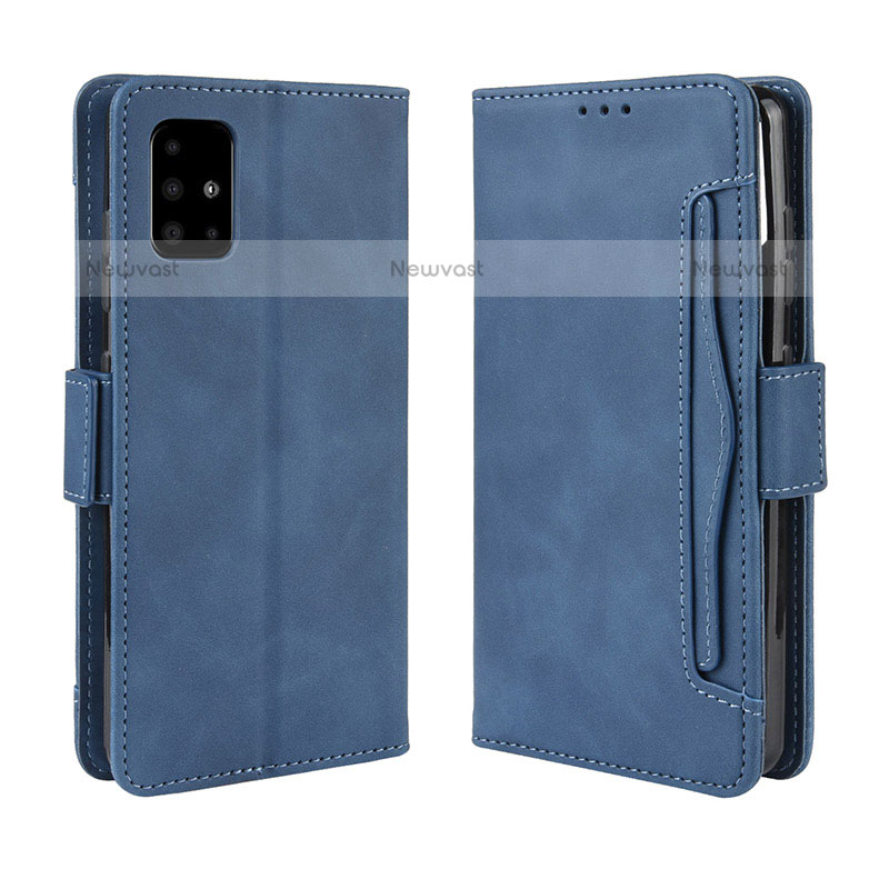 Leather Case Stands Flip Cover Holder BY3 for Samsung Galaxy A71 4G A715