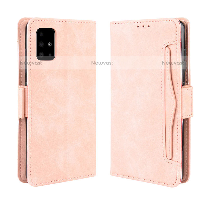 Leather Case Stands Flip Cover Holder BY3 for Samsung Galaxy A71 4G A715