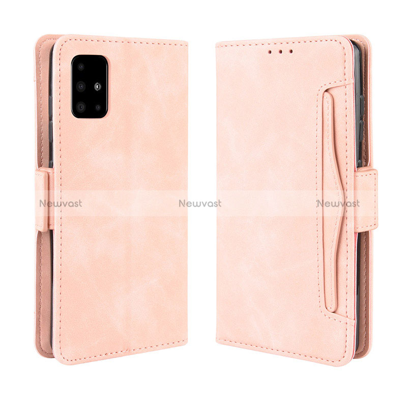 Leather Case Stands Flip Cover Holder BY3 for Samsung Galaxy A71 5G