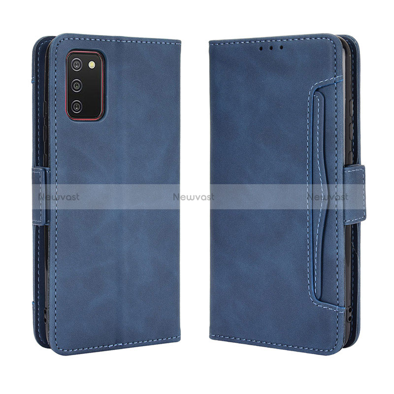 Leather Case Stands Flip Cover Holder BY3 for Samsung Galaxy F02S SM-E025F