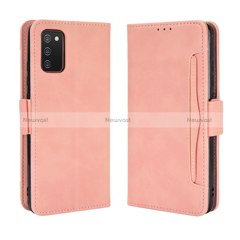 Leather Case Stands Flip Cover Holder BY3 for Samsung Galaxy F02S SM-E025F