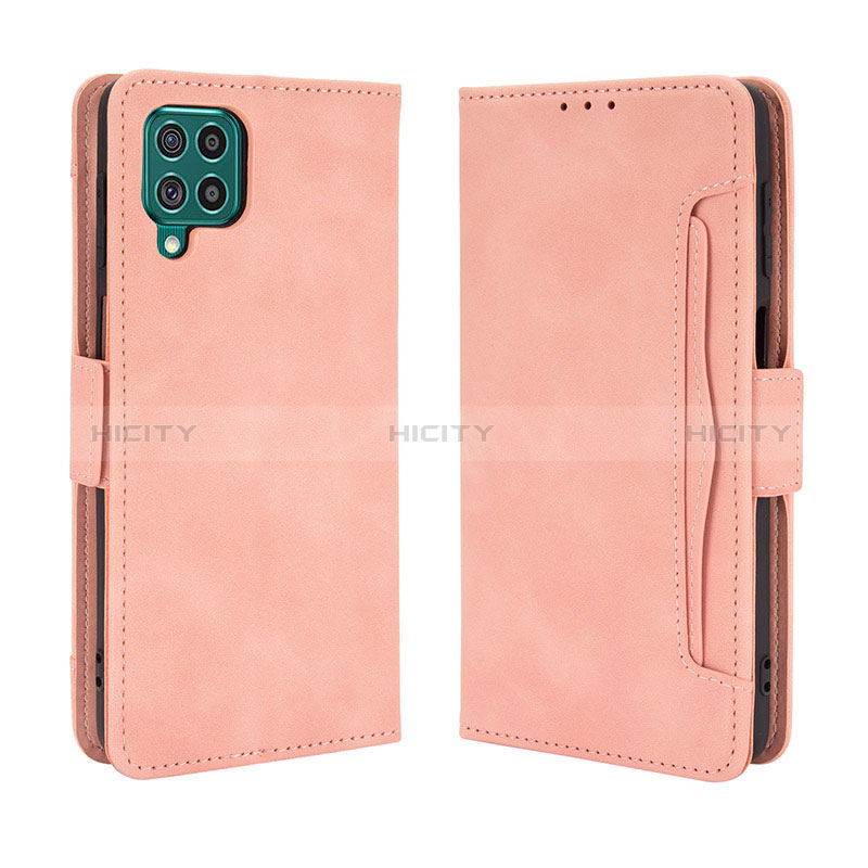 Leather Case Stands Flip Cover Holder BY3 for Samsung Galaxy F62 5G