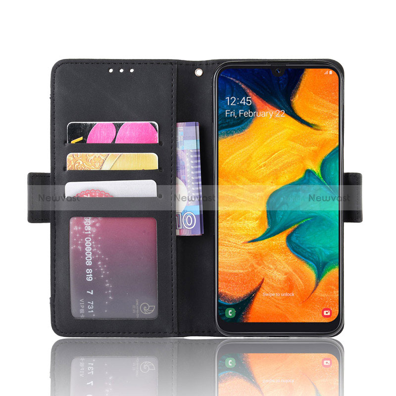 Leather Case Stands Flip Cover Holder BY3 for Samsung Galaxy M10S