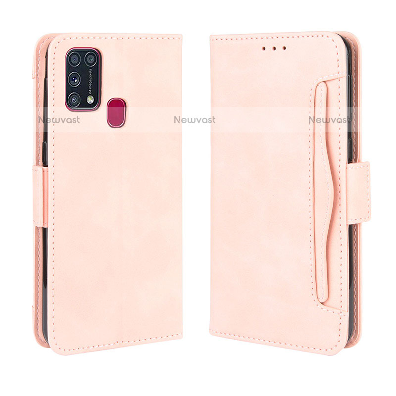 Leather Case Stands Flip Cover Holder BY3 for Samsung Galaxy M31