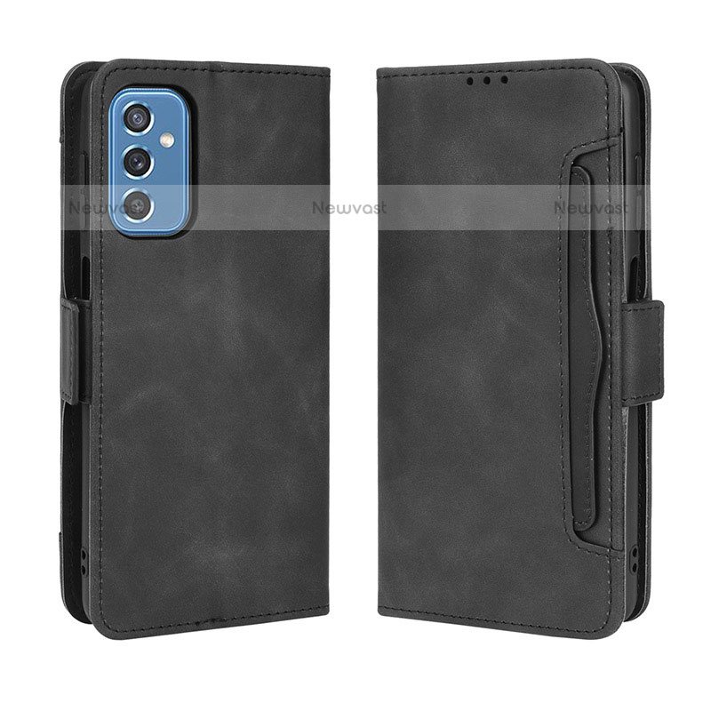 Leather Case Stands Flip Cover Holder BY3 for Samsung Galaxy M52 5G