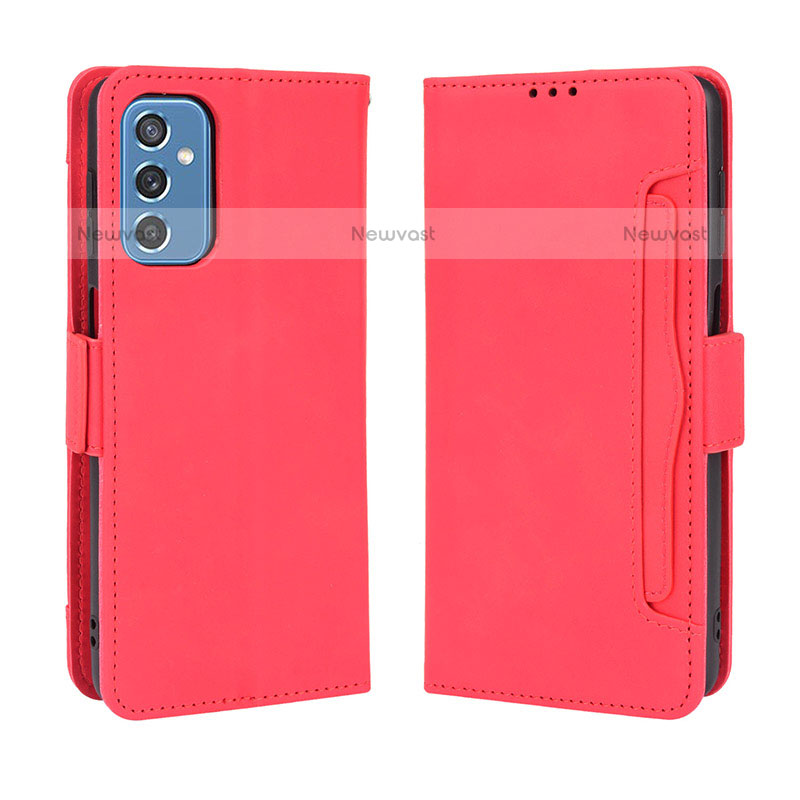 Leather Case Stands Flip Cover Holder BY3 for Samsung Galaxy M52 5G