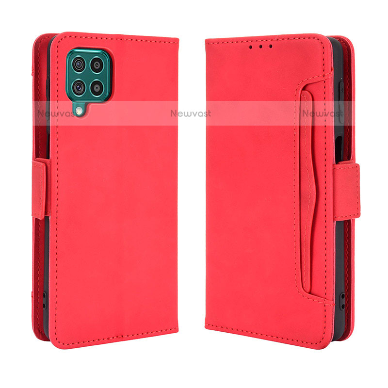 Leather Case Stands Flip Cover Holder BY3 for Samsung Galaxy M62 4G