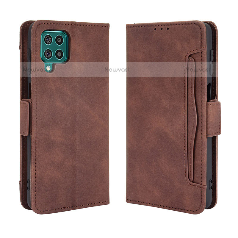 Leather Case Stands Flip Cover Holder BY3 for Samsung Galaxy M62 4G