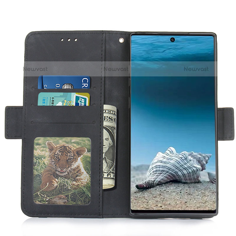 Leather Case Stands Flip Cover Holder BY3 for Samsung Galaxy Note 10 Plus 5G