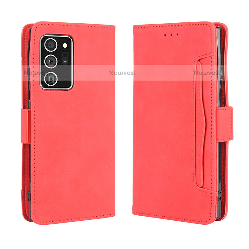 Leather Case Stands Flip Cover Holder BY3 for Samsung Galaxy Note 20 Ultra 5G