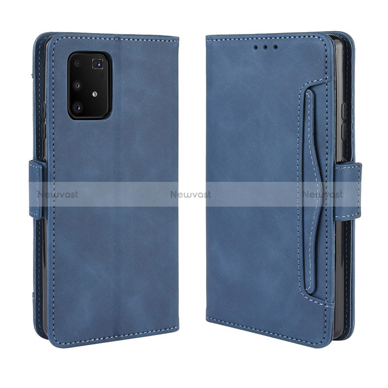 Leather Case Stands Flip Cover Holder BY3 for Samsung Galaxy S10 Lite