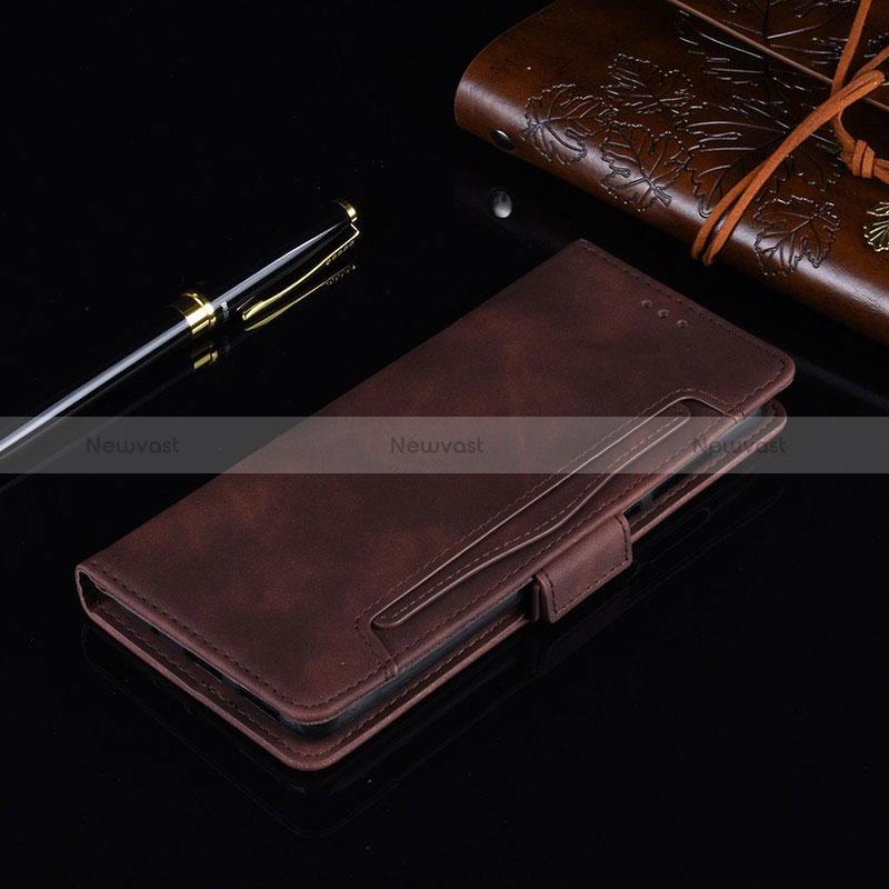 Leather Case Stands Flip Cover Holder BY3 for Samsung Galaxy S22 Plus 5G