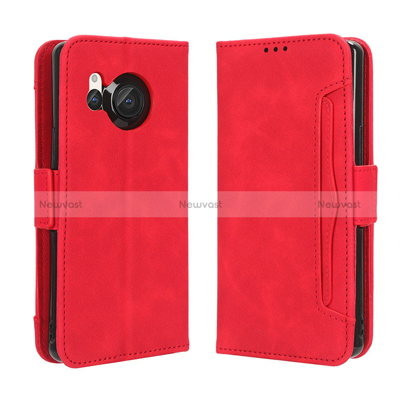 Leather Case Stands Flip Cover Holder BY3 for Sharp Aquos R8