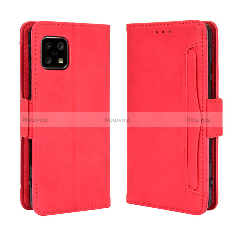 Leather Case Stands Flip Cover Holder BY3 for Sharp Aquos Sense5G