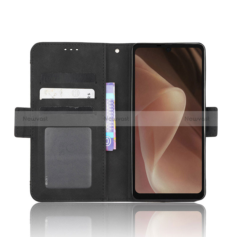 Leather Case Stands Flip Cover Holder BY3 for Sharp Aquos Sense7