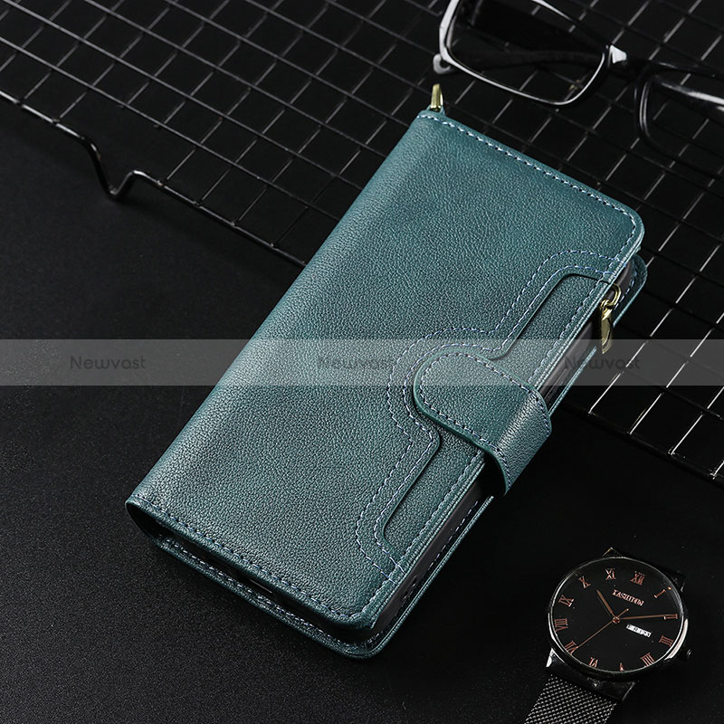 Leather Case Stands Flip Cover Holder BY3 for Sharp Aquos Sense8