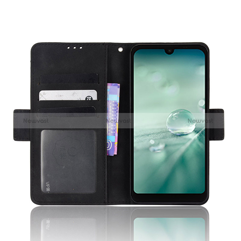 Leather Case Stands Flip Cover Holder BY3 for Sharp Aquos wish2