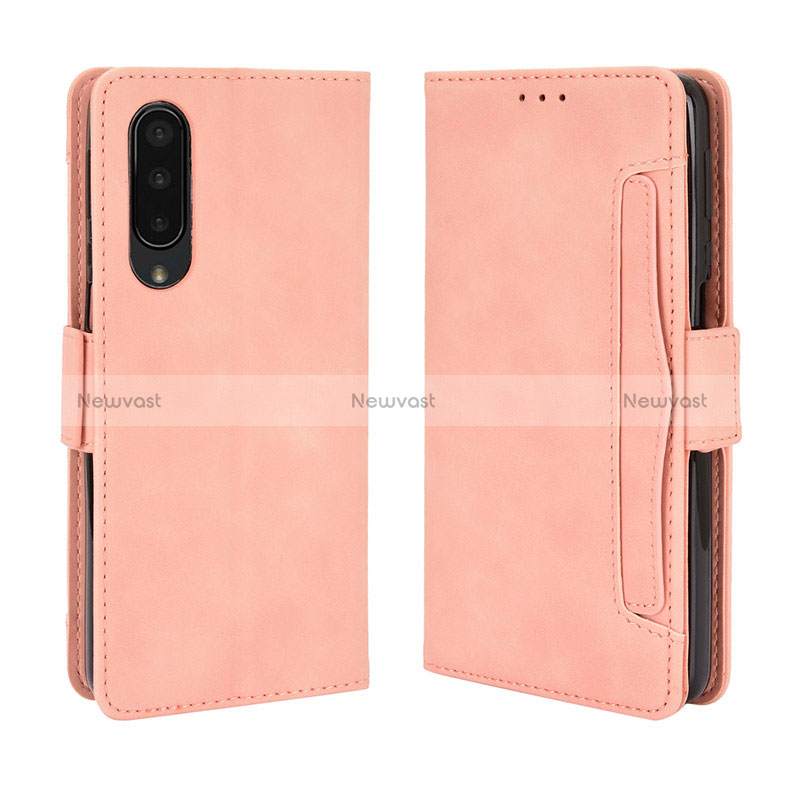 Leather Case Stands Flip Cover Holder BY3 for Sharp Aquos Zero5G basic